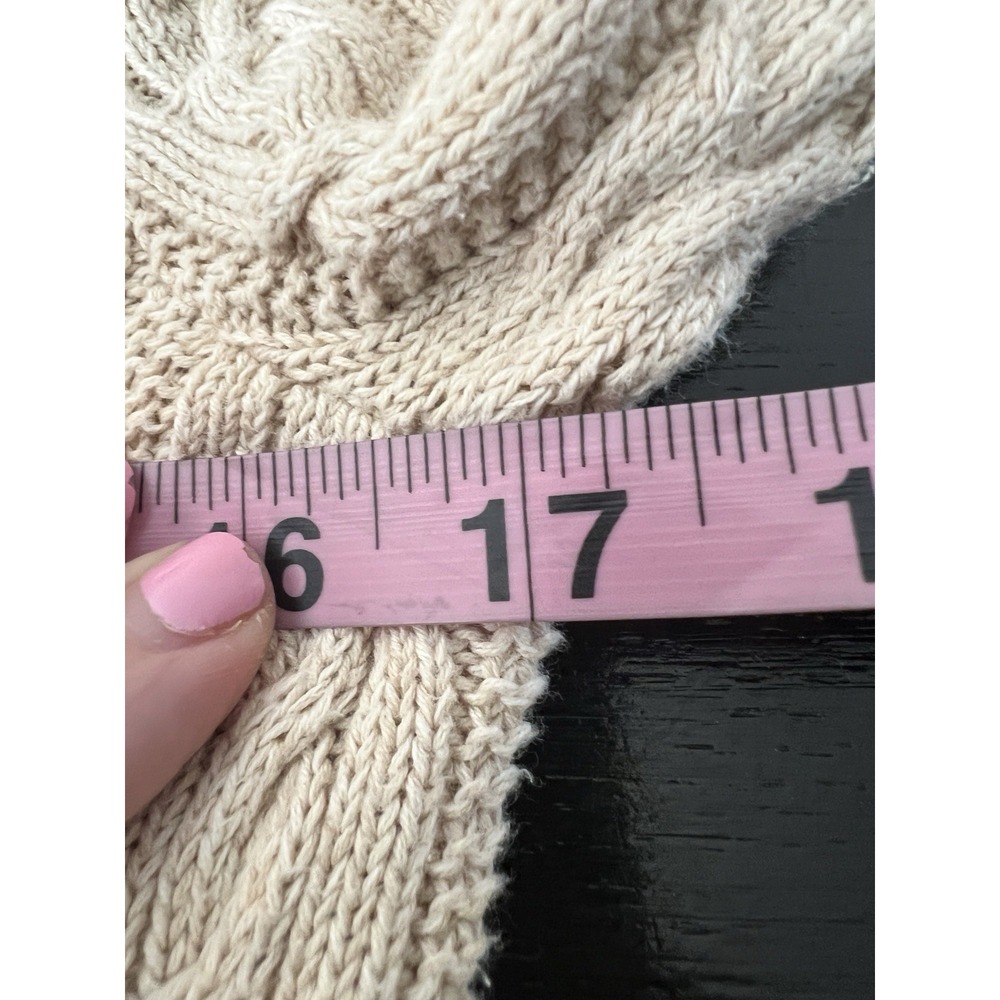 LRL Ralph Lauren Women's Sweater M Cable Knit Quiet Luxury Old‎ Money - Picture 5 of 8